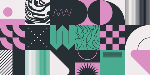 Neo Modernism Artwork Pattern Design