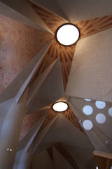 ceiling of the church