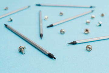 Set of screwdrivers for repair. Repair small gadgets.