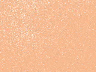 Orange beach sand texture background. Distressed grained vector pattern overlay.
