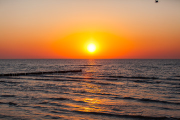 Sonnenuntergang Ostsee