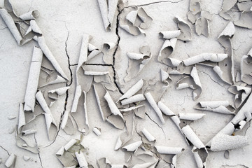 Structure cracked soil (earth) texture, desert cracks, dry surface. Arid and drought land floor has many grooves and scratches. Soil erosion