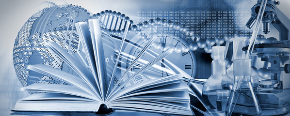 abstract image of an open book closeup