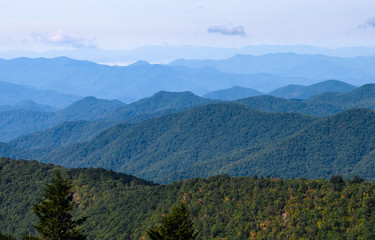 Appalachian Mountain View Along the Blue Ridge Parkway