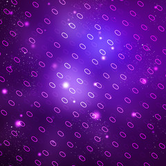 2d illustration abstract digital binary data on computer screen