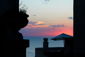 sunset in Gargano