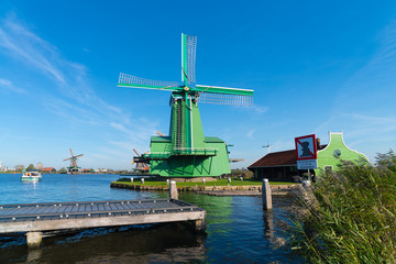 traditional dutch windmills