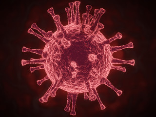 3D illustration concept. COVID-19 , Corona virus outbreak