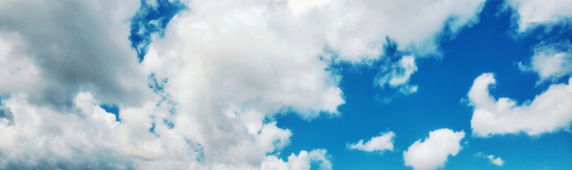 blue sky and clouds - background