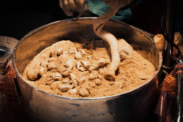 Fresh Taiwanese candy at street market