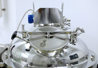 Reactors of suspensions and solutions. Manufacture of pharmaceutical industry. Production of suspensions, solutions for tablets. Reactor for manufacturing liquid, Clean room, Pharmaceutical plant