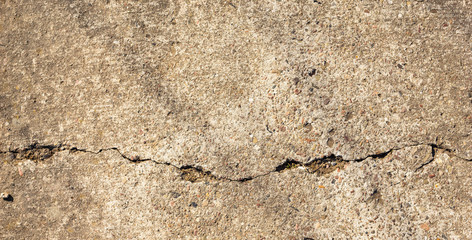 Riss in der Betonmauer