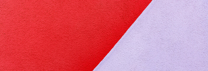 red white wall painted object vivid colorful exterior concrete material background empty copy space...