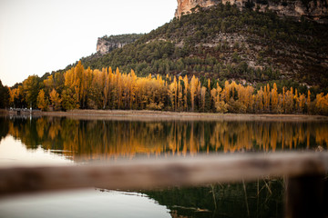 Paisaje de la Laguna de Uña en Cuenca