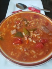 soup with meatballs