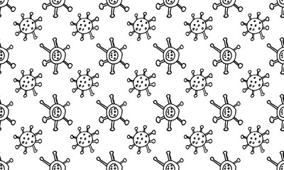 Set of hand lettering with quarantine and coronavirus tips. Different quotes vector in hand drawn style. Phrases for social networks, flyers, stickers