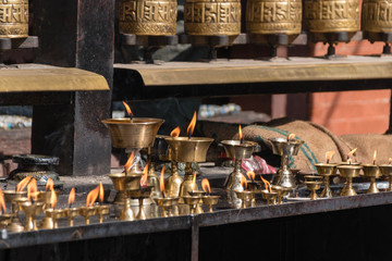 Worship with candles