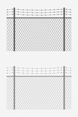 chain link fence barb wire