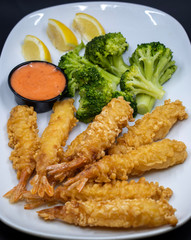 fried fish with french fries