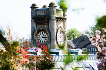clock tower in the city of london