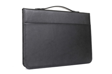 elegant leather black folder for businessman documents