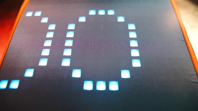 The word taboo is written on a gray screen in pixel letters. The word is blinking. The concept of a strict ban on the commission of any action.
