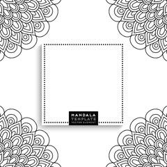 Mandala. Ethnic decorative elements