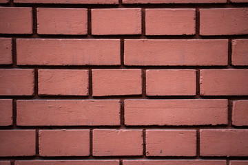 Obraz premium red brick wall closeup background