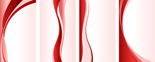 Red wavy abstract background horizontal templates. To see the other vector wavy background illustrations , please check Abstract Wavy Backgrounds collection.