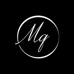 Fototapeta premium Initial MQ letter Logo Design vector Template. Abstract Letter MQ logo Design