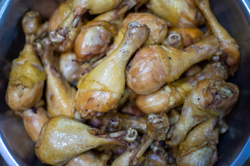 roasted chicken with potatoes
