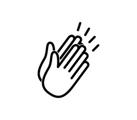 Applause icon vector logo design template