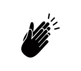 Applause icon vector logo design template