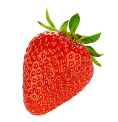 Strawberry isolated on white background.