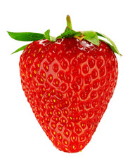 Strawberry isolated on white background.