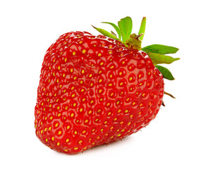 Strawberry isolated on white background.