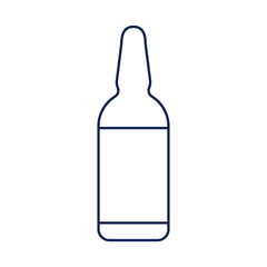 medical bottle, line style icon