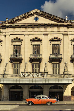 old and historic building city life in havana cuba