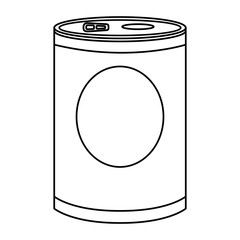 food in can isolated icon vector illustration design