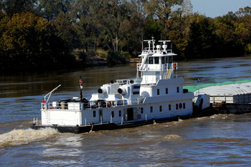 boat on the river