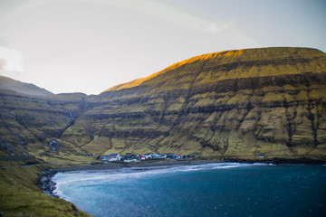 Tjornuvik village, Stroymoy Island Faroe Islands
