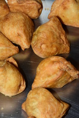 Hot samosa hot in a wedding