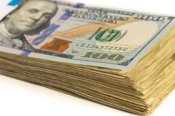 Stack of Dollar Bills, Paper Money