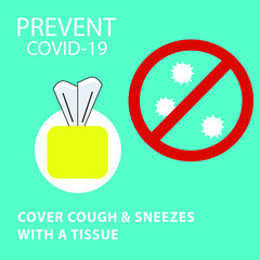 Covid-19 Coronavirus concept inscription typography design logo. World Health organization WHO introduced new official name for Coronavirus disease named COVID-19, dangerous virus vector illustration