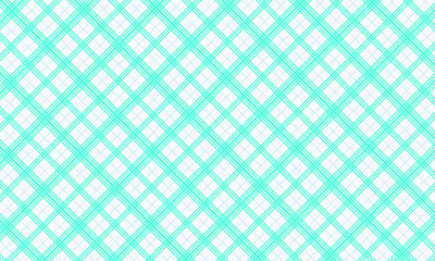 Green & White Diagonal Checkered Seamless Pattern - Fabric - Background - Wallpaper