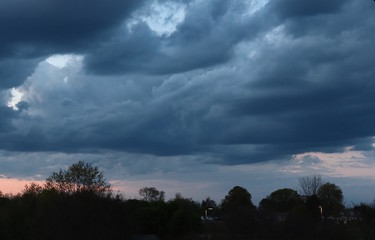 Cloud Cover Dramatic Storm Sunset