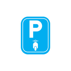 Parking sign icon design. vector illustration