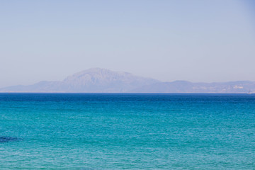 Sea Coast of Tarifa in the south of Europe