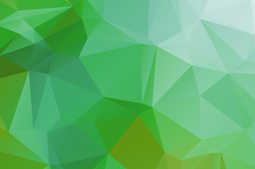 light Green geometric designs. Vector, multicolor geometric background
