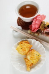 Chinese food, dim sum dumpling for yum cha cuisine